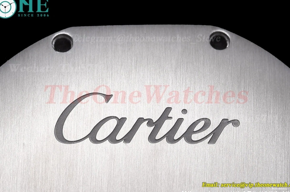 White De V6F Cartier Bleu Ballon 33mm NH05 SS Textured V8 Dial SS 0422